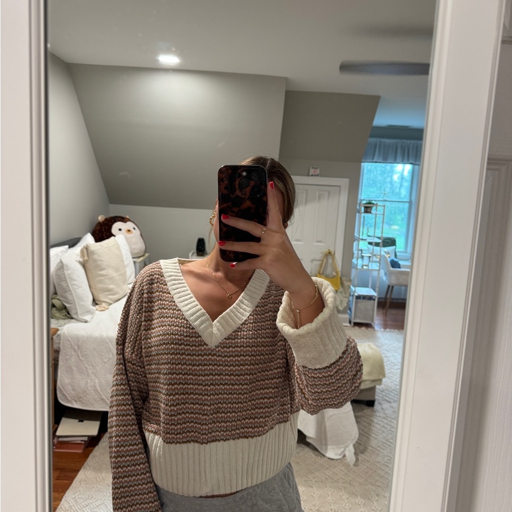 Pink Republic V-Neck Sweater